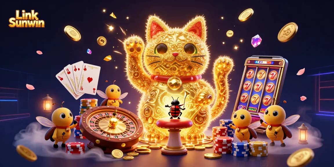 Experience the excitement of Link Sunwin with vibrant casino visuals and dynamic action.