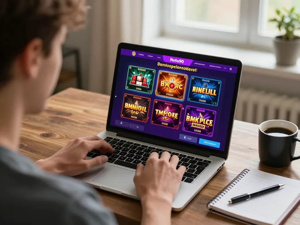 Nohu90 player engaged in online casino gaming, showcasing exciting betting options