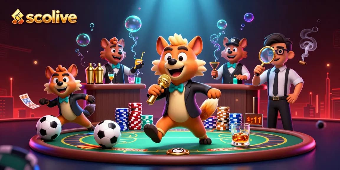 Socolive delivers immersive sports betting excitement with dynamic characters and vibrant casino elements.