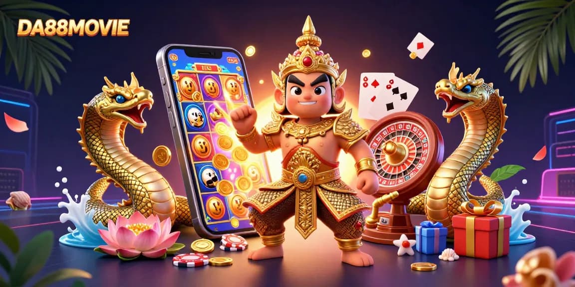 Play engaging slot games at DA88MOVIE with vibrant visuals and dynamic elements.