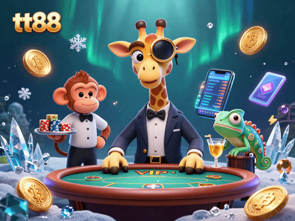 Engage in exciting victories at tt88 with vibrant characters and dynamic casino elements.