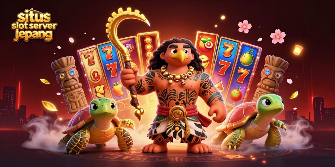Experience exciting gameplay at situs slot server jepang with dazzling slot reels and symbols.