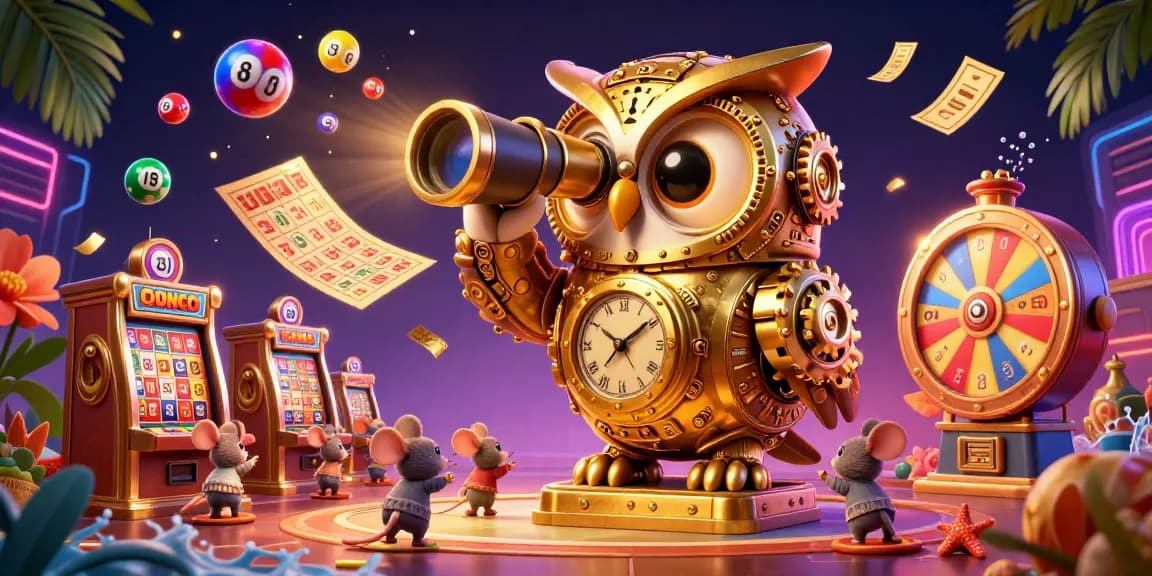 Engage in thrilling games at 88vv, featuring cartoon characters amidst vibrant casino elements.