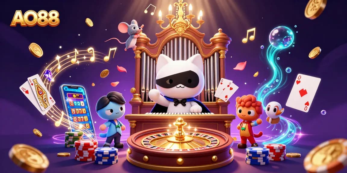 Join the excitement at AO88 as coins fly with a lively casino atmosphere!