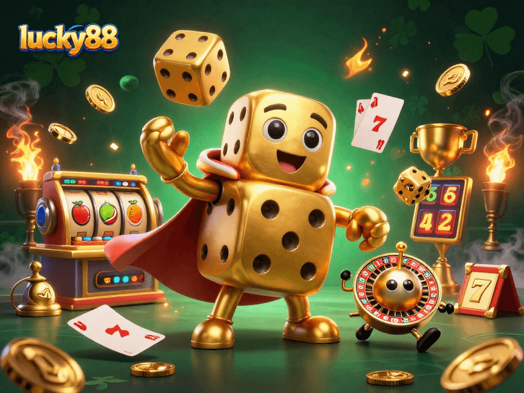 Experience winning strategies with lucky88 through vibrant 3D casino action featuring dynamic slot elements.