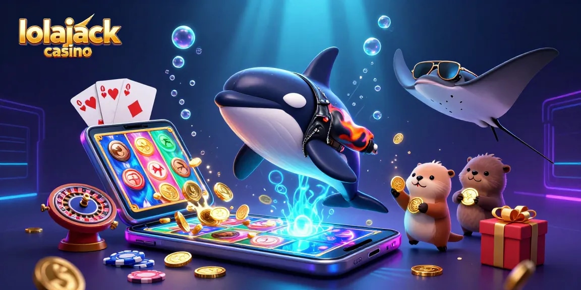 Experience exciting gaming adventures at lolajack casino with vibrant characters and dynamic gaming elements.