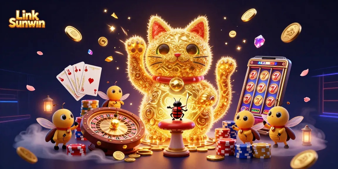Experience the excitement of Link Sunwin with vibrant casino visuals and dynamic action.