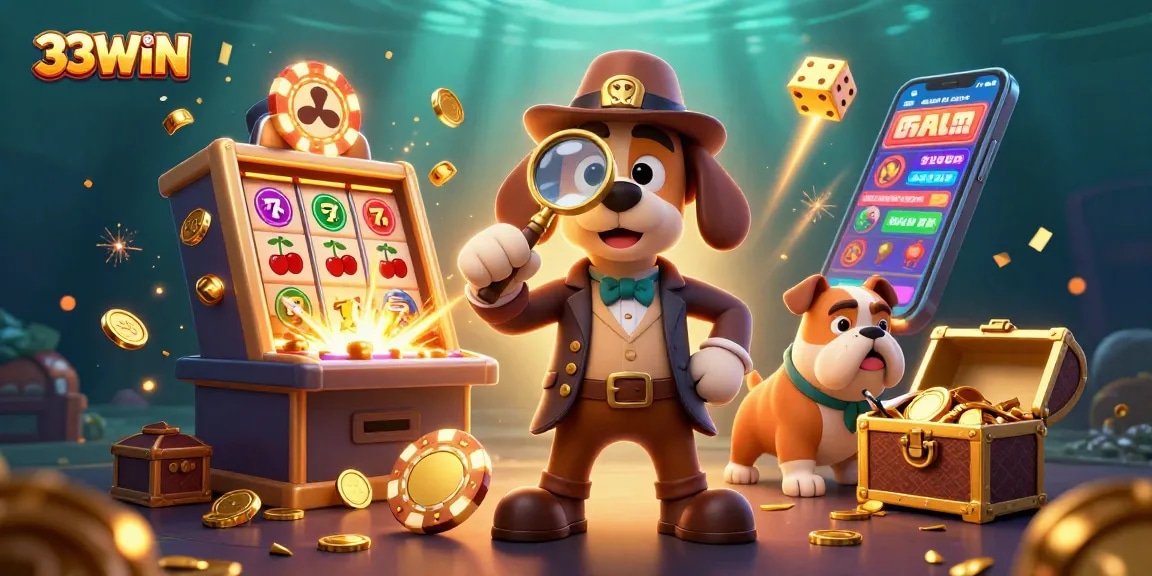 Experience the thrill of winning at 33WIN with vibrant casino games bursting with excitement.