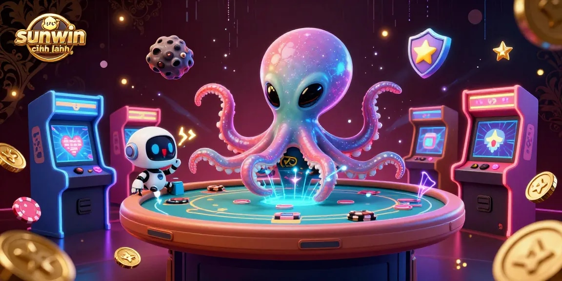 Experience thrilling gameplay at sunwin chính hãng with vibrant 3D casino elements and dynamic characters.