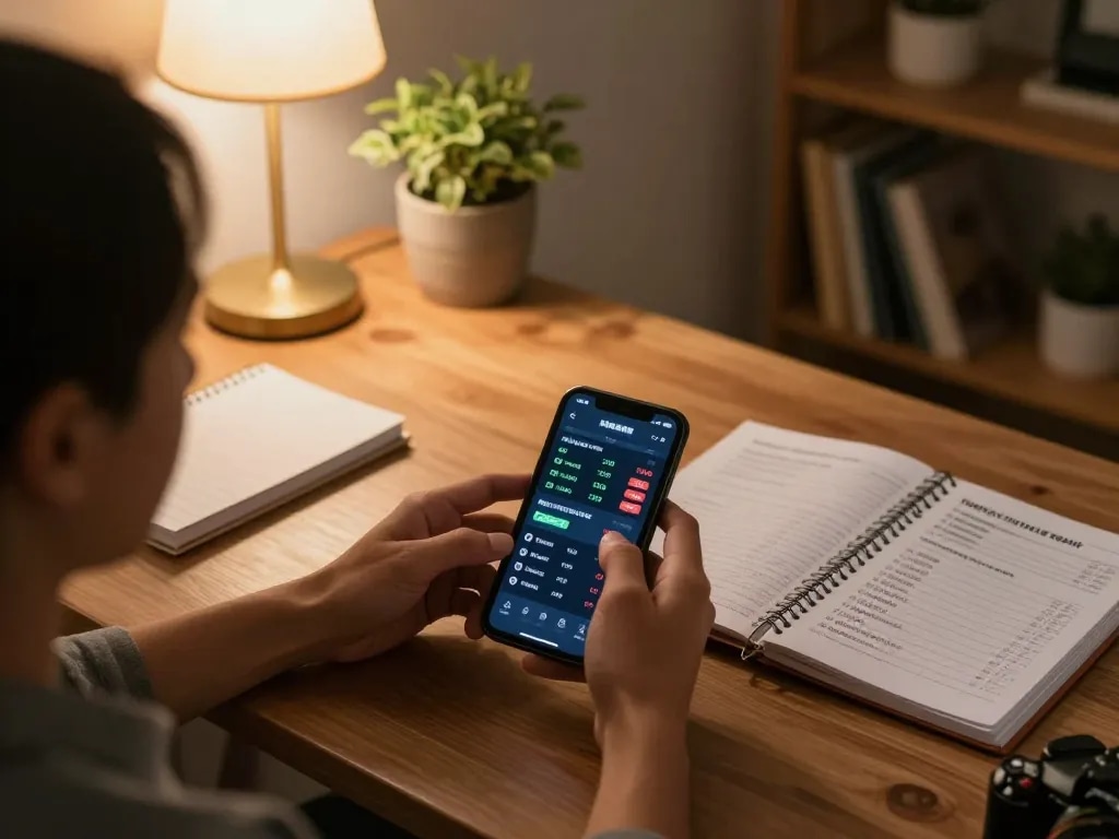 Engaging in sports betting on smartphone at home, highlighting uu 88's exciting online gaming atmosphere.