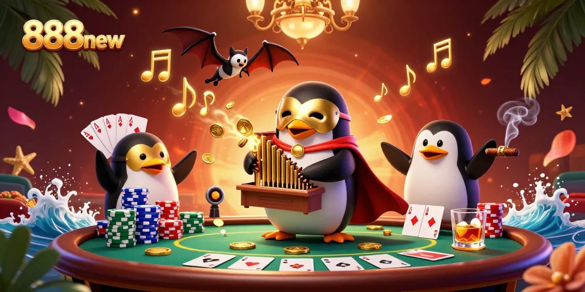 Experience thrilling gameplay with 888new's vibrant casino scene filled with dynamic elements.