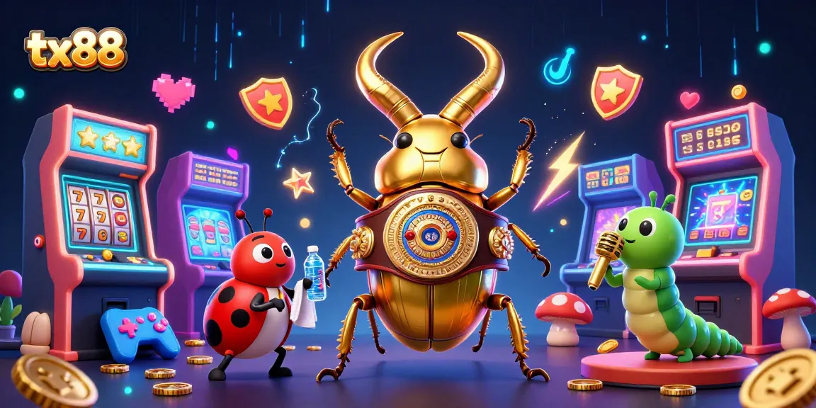 Engage with tx88 for thrilling slot action featuring animated champions in a dynamic casino scene.
