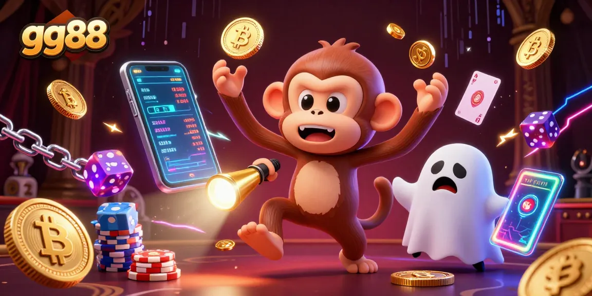 Engage with gg88's thrilling ghostly casino adventure featuring lively characters and crypto elements.