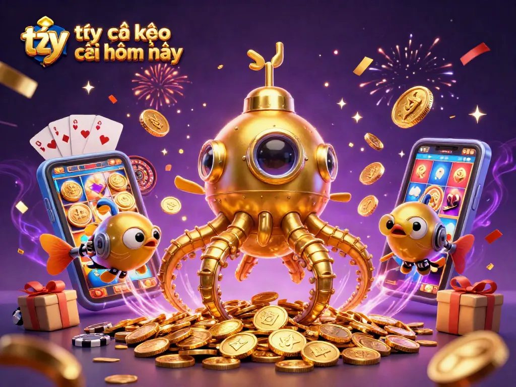 Experience the excitement of tỷ lệ kèo nhà cái hôm nay with an immersive 3D casino illustration.