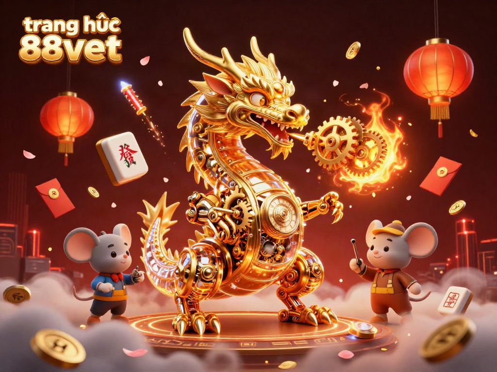 Engage with the vibrant world of trang chủ 88vbet during thrilling gameplay featuring a golden dragon.