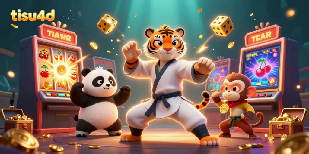Jelajahi pengalaman bermain tisu4d dengan slot jackpot dan karakter animasi yang menarik.
